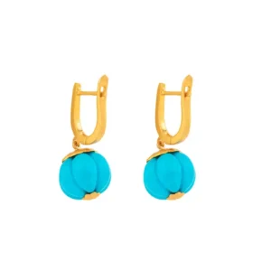 Turquoise Cocktail Drop Earrings