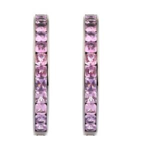 Diamond, Opal and Tanzanite Stud Earrings