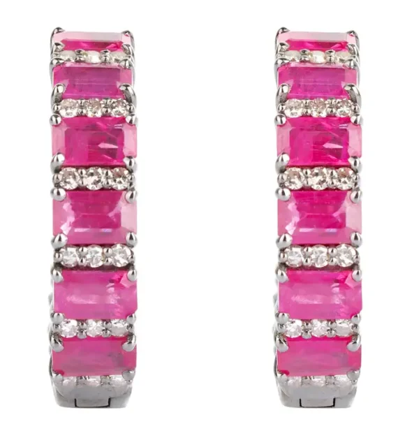 Diamond Cluster “Invisible-Setting” Stud Earrings